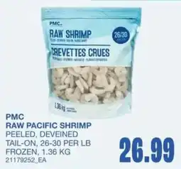 Wholesale Club Pmc raw pacific shrimp offer