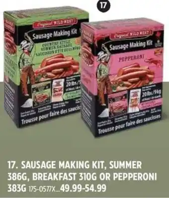 Original Wild West Sausage Making Kit