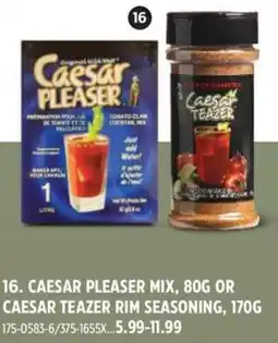 Canadian Tire Caesar pleaser mix offer