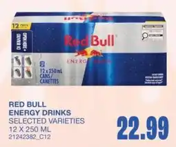 Wholesale Club Red Bull energy drinks offer