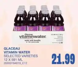 Wholesale Club Glaceau vitaminwater selected varieties offer