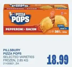 Wholesale Club Pillsbury pizza pops selected varieties offer