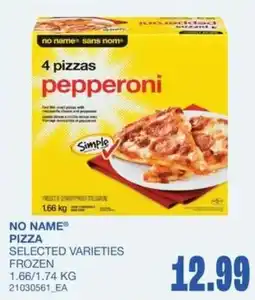 Wholesale Club No Name pizza selected varieties offer