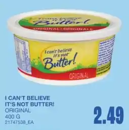 Wholesale Club I can't believe it's not butter original offer