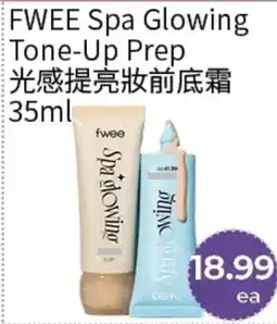 FreshWay Foodmart Fwee spa glowing tone-up prep offer