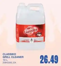 Wholesale Club Classiko grill cleaner offer