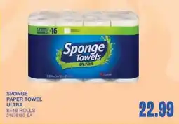 Wholesale Club Sponge paper towel ultra offer