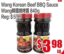Fusion Supermarket Wang korean beef bbq sauce offer