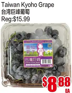 Fusion Supermarket Taiwan Kyoho Grape offer