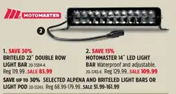Canadian Tire Motomaster 14" led light bar offer