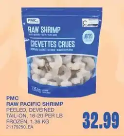 Wholesale Club PMC raw pacific shrimp offer