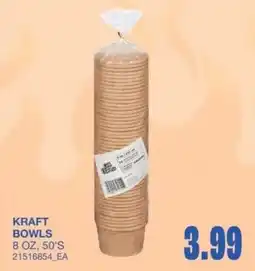 Wholesale Club Kraft bowls offer