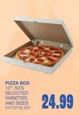 Wholesale Club Pizza Box offer