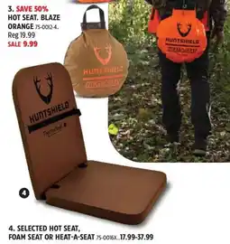 Canadian Tire Huntsshield hot seat blaze orange offer