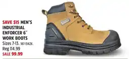 Canadian Tire Men's Industrial Enforcer 6" Work Boots offer