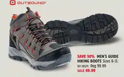 Canadian Tire Outbound men's guide hiking boots offer