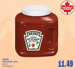 Wholesale Club Heinz ketchup jug offer