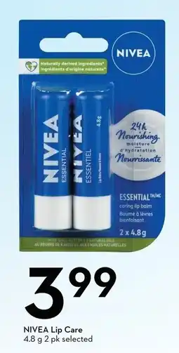 Sobeys Nivea lip care offer