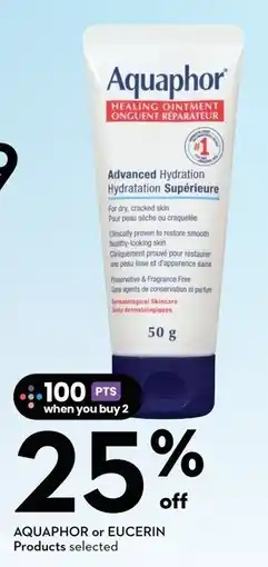 Sobeys Aquaphor Advanced Hydration offer