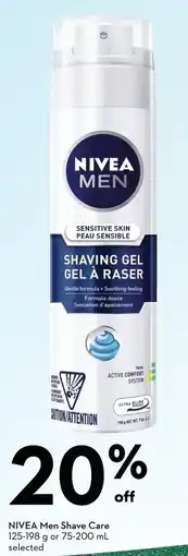Sobeys Nivea men shave care offer
