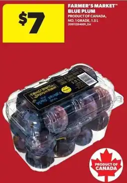 Dominion Farmer's Market blue plum offer