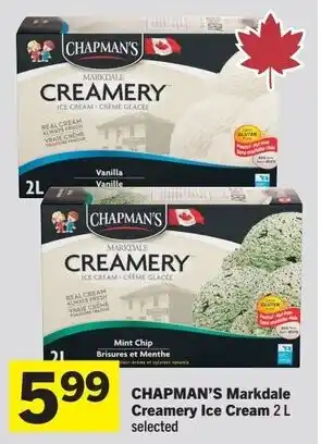 Chapman's markdale creamery ice cream