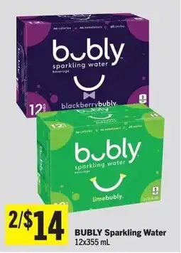 IGA Bubly Sparkling Water offer