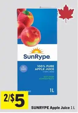 IGA SunRype Apple Juice offer