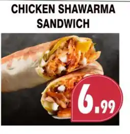 Al-Quds Supermarket Chicken shawarma sandwich offer