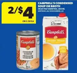Dominion Campbell's condensed soup or broth offer