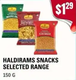 Atiya's Fresh Farm Haldirams snacks selected range offer