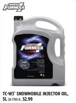Canadian Tire Formula 1 snowmobile injector oil offer