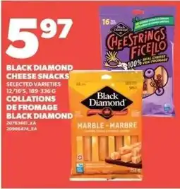 Independent Grocer Black Diamond cheese snacks offer