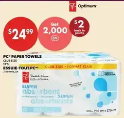 Independent Grocer PC paper towels offer