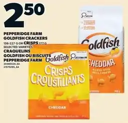 Independent Grocer Pepperidge Farm Goldfish Crackers offer