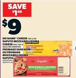 Independent Grocer No Name cheese offer
