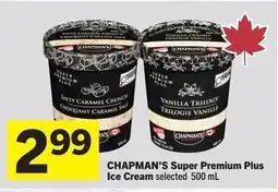 IGA Chapman's super premium plus ice cream selected offer