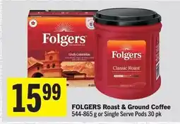 IGA Folgers Roast & Ground Coffee offer