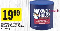 IGA Maxwell house roast & ground coffee offer
