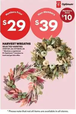 Dominion Optimum Harvest Wreaths offer