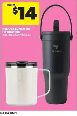 Dominion Reduce lunch or hydration offer