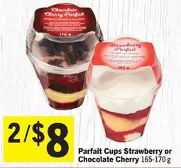 IGA Parfait Cups Strawberry or Chocolate Cherry offer