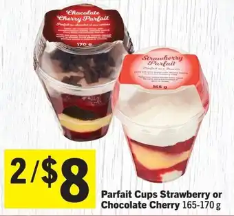 IGA Parfait Cups Strawberry or Chocolate Cherry offer