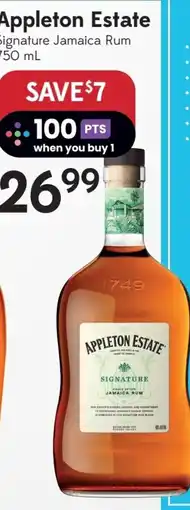 Sobeys Liquor Appleton Estate signature jamaica rum offer