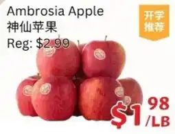 Ranch Fresh Supermarket Ambrosia Apple offer