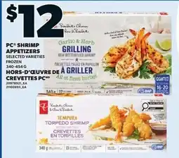 Independent Grocer PC shrimp appetizers offer
