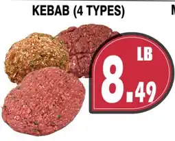 Al-Quds Supermarket Kebab (4 types) offer