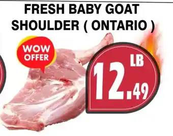 Al-Quds Supermarket Fresh baby goat shoulder offer