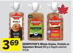 IGA Dempster's whole grains, protein or signature bread offer