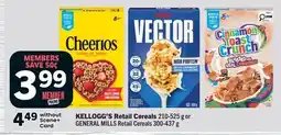 IGA Kellogg's retail cereals offer